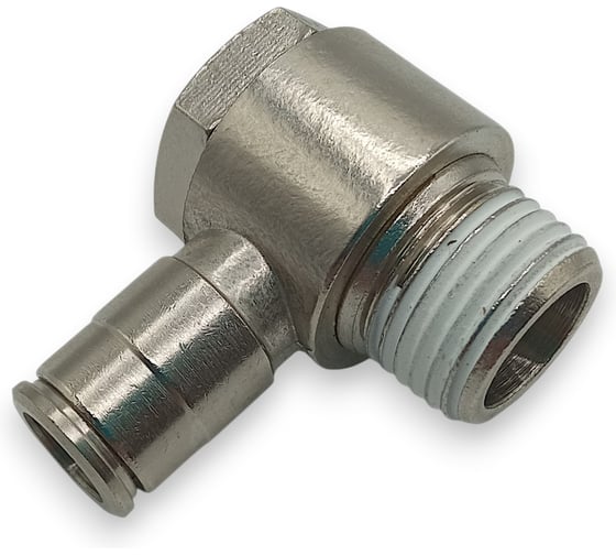 Фитинг угловой Контактная Механика 1/2, трубка 10мм KEMH10-04P-A
