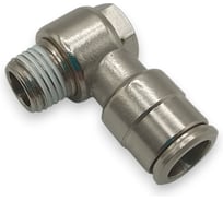Фитинг угловой Контактная Механика 1/4, трубка 10мм KEMH10-02P-A