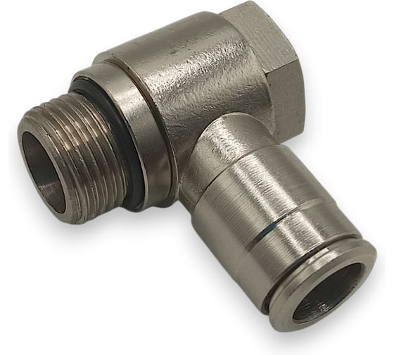 Фитинг угловой Контактная Механика G3/8, трубка 10мм KEMH10-03G-A