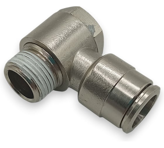 Фитинг угловой Контактная Механика 3/8, трубка 12мм KEMH12-03P-A