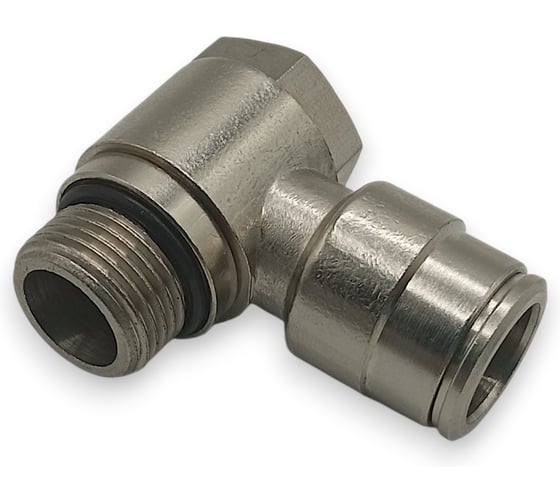 Фитинг угловой Контактная Механика G3/8, трубка 12мм KEMH12-03G-A