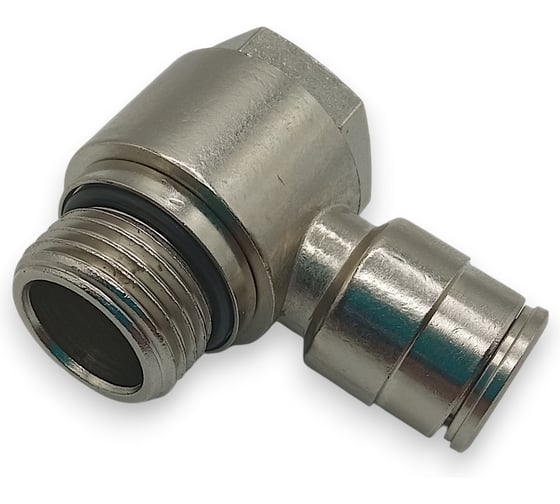 Фитинг угловой Контактная Механика G1/2, трубка 12мм KEMH12-04G-A