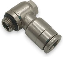 Фитинг угловой Контактная Механика G1/8, трубка 8мм KEMH08-01G-A