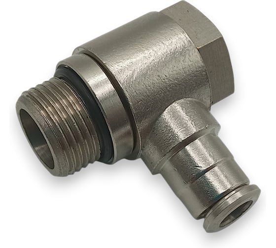 Фитинг угловой Контактная Механика G3/8, трубка 6мм KEMH06-03G-A