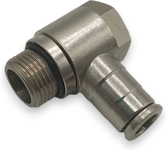 Фитинг угловой Контактная Механика G3/8, трубка 8мм KEMH08-03G-A