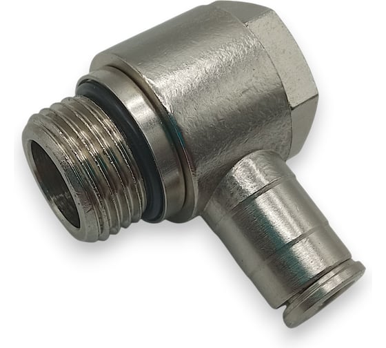 Фитинг угловой Контактная Механика G1/2, трубка 8мм KEMH08-04G-A