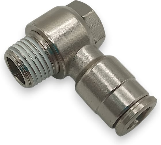 Фитинг угловой Контактная Механика 1/4, трубка 8мм KEMH08-02P-A