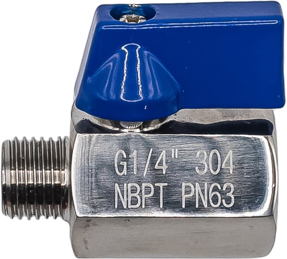Кран шаровый NBPT нерж. сталь MNQF-NY-1/4 (02), AISI 304 806279