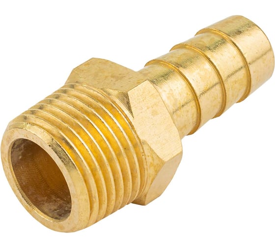 Штуцер пневматический Partner наруж. резьба 3/8- елочка 10мм PA-MH06/06(9235)