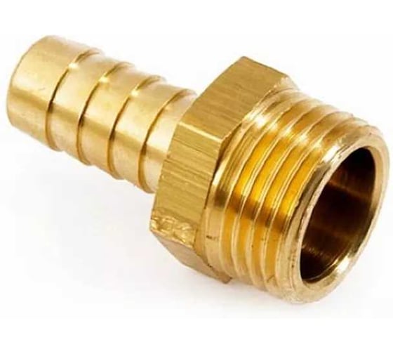 Штуцер пневматический Partner наруж. резьба 1/4- елочка 8мм PA-MH04/05(9230)