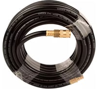 Шланг GARWIN ПВХ (PVC) 8х13, 15 м, черный, БРС в комплекте, в бухте 808740-0813-15