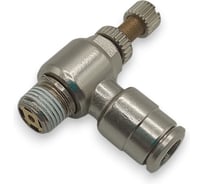 Дроссель Контактная Механика 1/8, трубка 6мм KEMSC06-01P-A