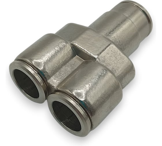 Тройник Контактная Механика Y-образный, трубка 12мм KEMY12-A