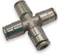 Фитинг четверик Контактная Механика трубка 6мм KEMZA06-A