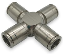 Фитинг четверик Контактная Механика трубка 12мм KEMZA12-A