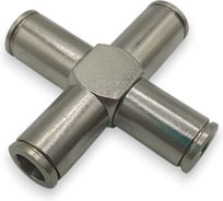 Фитинг четверик Контактная Механика трубка 8мм KEMZA08-A