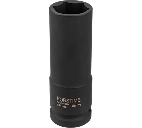 Головка ударная глубокая тонкостенная FORSTIME 19мм, 1/2, 6 граней FT-4458519TH(63330)