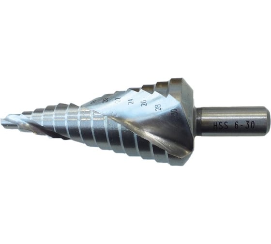 Сверло ступенчатое NORGAU D6-36мм HSS 010510340