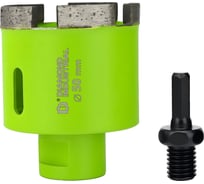 Коронка по керамограниту Diamond Industrial 50 мм/М14 сегментная DIDKSG50M14