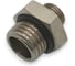 Переходник резьбовой Контактная Механика G1/8-G1/4 KRBC-G01-G02 1