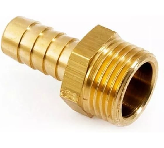 Штуцер пневматический наруж. резьба Partner 3/8- елочка 12мм PA-MH06/08(9236)