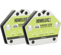 Угольник магнитный HDWeld 2 шт. HDM2-125