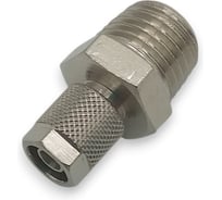 Фитинг с накидной гайкой Контактная Механика 1/4, трубка 6мм KMBC06-02