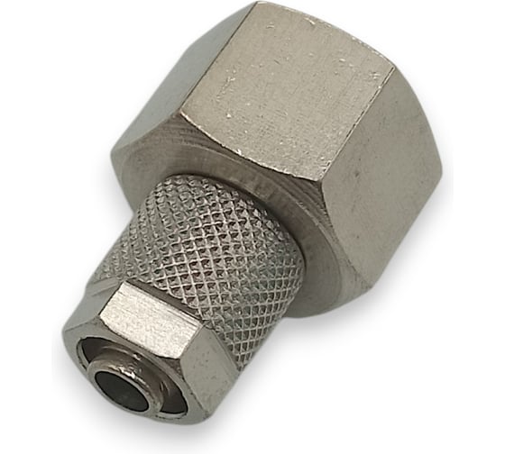 Фитинг с накидной гайкой Контактная Механика G1/8, трубка 6мм KMBCF06-G01 1