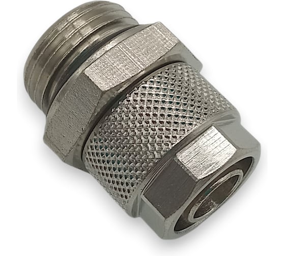 Фитинг с накидной гайкой Контактная Механика G3/8, трубка 12мм KMBC12-G03 1