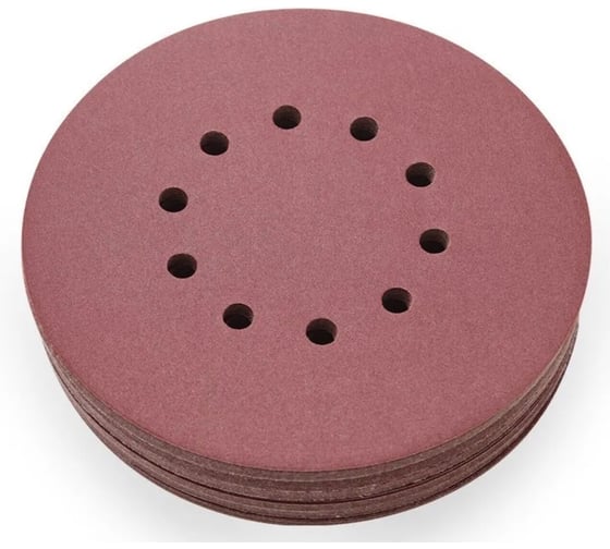 Шлифовальные круги Vitatools 225 мм для жирафа 10 отверстий, Р180, 20 штук R-225-P180-20-10 1