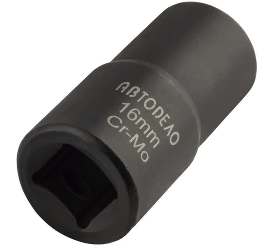 Головка ударная AutoDело 16 (DR1/2; L-50мм) для поврежденного крепежа 40254 17393