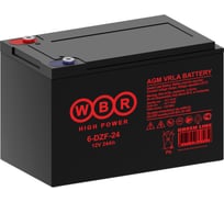 Аккумуляторная батарея WBR 6-DZF-24 6В 24 Ач УТ-00000355