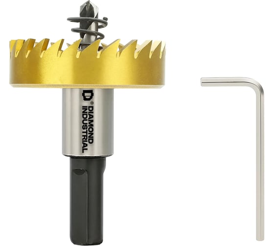 Коронка по металлу Diamond Industrial 45 мм универсальная М2 HSS-TIN DIDHSST45