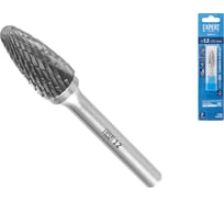 Борфреза твердосплавная STARTUL параболическая 12x25 мм Expert тип F SE8705-12 ЦЗ-0003279600