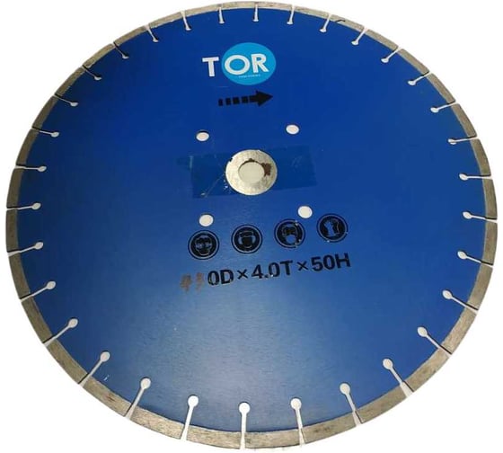 Диск по бетону TOR для швонарезчиков HQR500A-2 (E) 450Dx3,6Tx50H (Cutter Disc 450 mm) 1019725