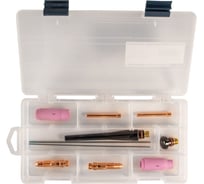 Набор Aurora TIG STANDART с керамическим соплом (TIG17-18-26) d.1.6; d.2.4 в кейсе, 10шт 41992