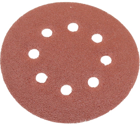 Диск из шлифшкурки CNIC 125мм 14А Р240 самозацепляемый на липучке с перфорацией SA16023H 76390