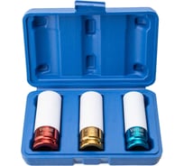 Набор ударных головок VERTUL для колесных дисков 3 предмета 17, 19, 21 мм. 1/2 VR82203