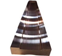 Подкладка медная для сварки швов ДМЗ под стекло, 20х70х700 (.2.093-06) паз 40х3,4мм ДМЗ.2.093-06.20.70.700