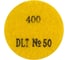 Круг алмазный гибкий шлифовальный DLT гальваника, для гравёра №50, зернистость 400, 50мм АГШК 2129 3