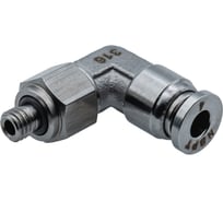Фитинг L-образный NBPT с нар. резьбой SSL 04-M6 (нерж. 316) 806477