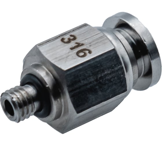 Фитинг прямой NBPT с нар. резьбой SSC 04-M6 (нерж. 316), 2шт. 806521