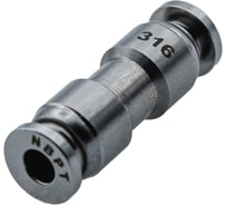 Фитинг прямой NBPT SSU 16 (нерж. 316) 85959