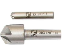 Зенковка CNIC d 20,0х24.0х 60 конус 120гр dхв=10мм Р18 ц/х Z=6 52154