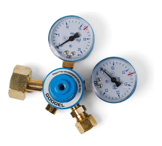 Редуктор кислородный GOODEL БКО-50-12,5 (корпус алюминий, крышка пластик, гайка сталь) GК4.01.50.12Al