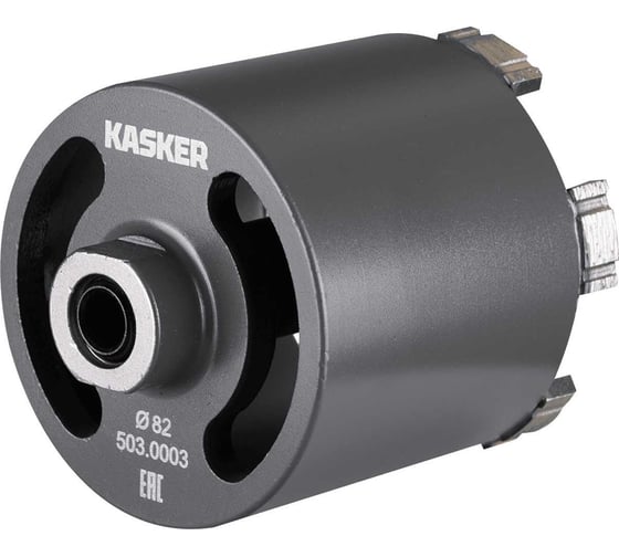 Коронка алмазная Kasker для подрозетников 82х65 мм, М16, Professional, 6 сегментов, торцевая 503.0003