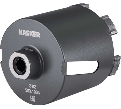 Коронка алмазная Kasker для подрозетников 82х65 мм, М16, Professional, 6 сегментов, боковая 503.1003