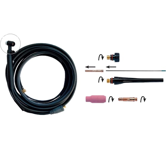 Набор TIG-сварки для сварочного инвертора TEXAS 50 VALVE FUBAG 44401 1