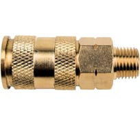 Пневморазъём металлический GARWIN 1/4 внеш. резьба, латунь E20SMOG