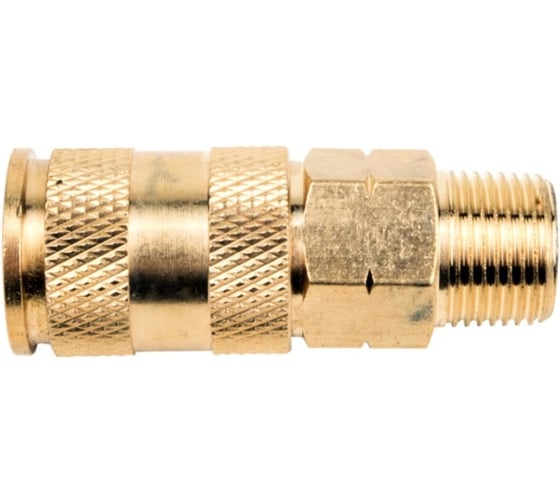 Пневморазъём металлический GARWIN 3/8 внеш. резьба, латунь E30SMOG